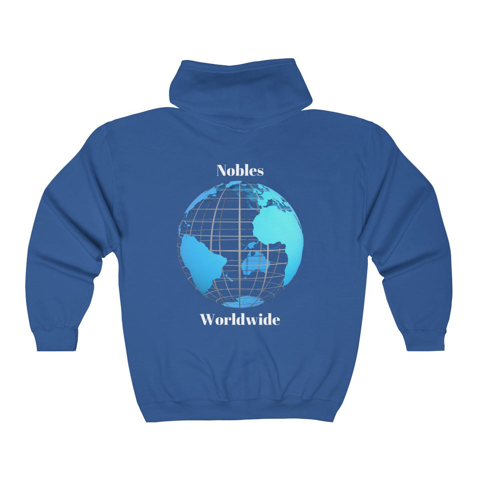 Nobles Worldwide Zip Up Hoodie