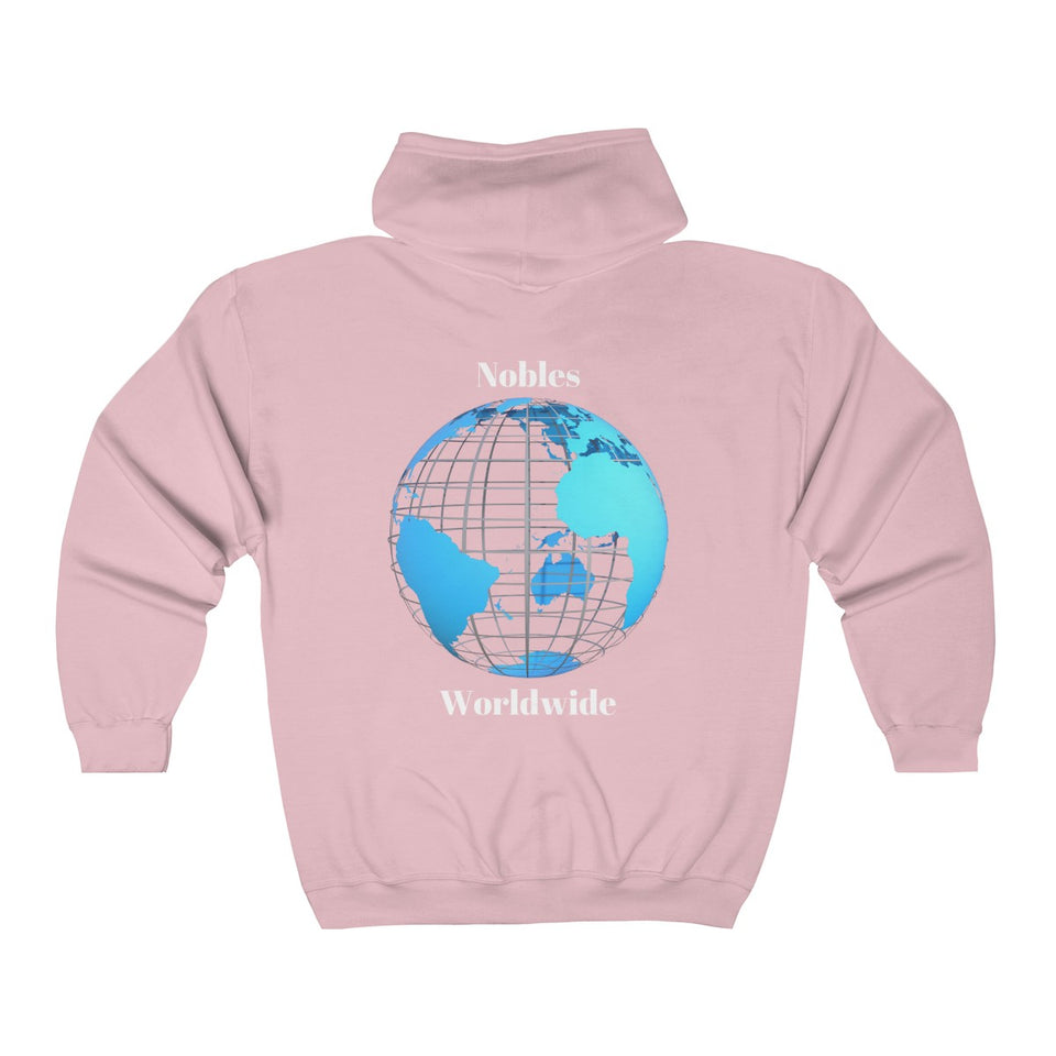 Nobles Worldwide Zip Up Hoodie