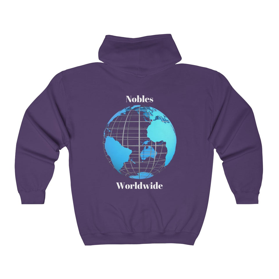 Nobles Worldwide Zip Up Hoodie