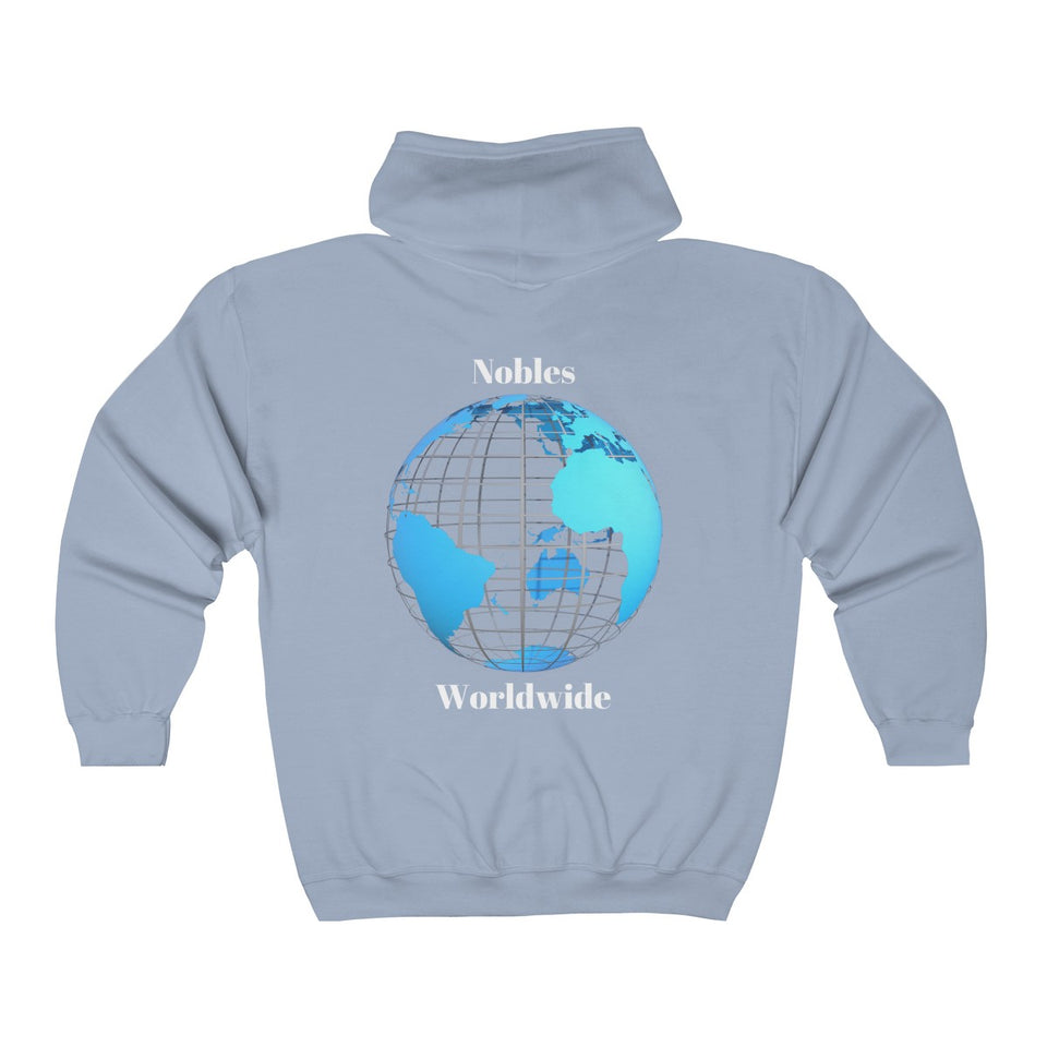 Nobles Worldwide Zip Up Hoodie