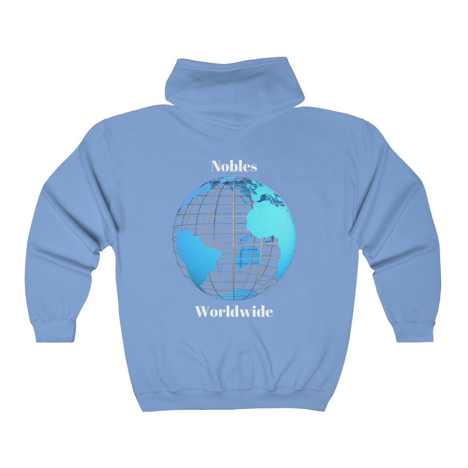Nobles Worldwide Zip Up Hoodie