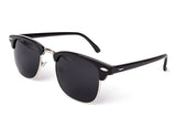 Nobles Half Frame Mirror Sunglasses