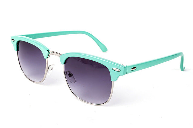 Nobles Half Frame Mirror Sunglasses