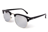 Nobles Half Frame Mirror Sunglasses