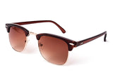 Nobles Half Frame Mirror Sunglasses