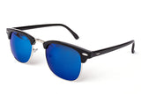 Nobles Half Frame Mirror Sunglasses