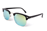 Nobles Half Frame Mirror Sunglasses