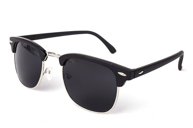 Nobles Half Frame Mirror Sunglasses