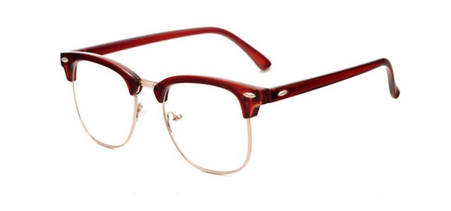 Nobles Half Frame Mirror Sunglasses