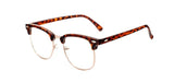 Nobles Half Frame Mirror Sunglasses